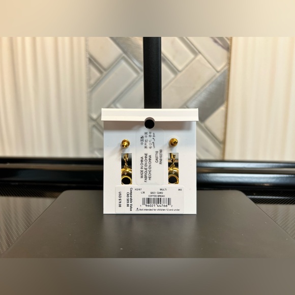 Kate Spade Donut Coffee Break Donut Huggies Earrings - Picture 6 of 12